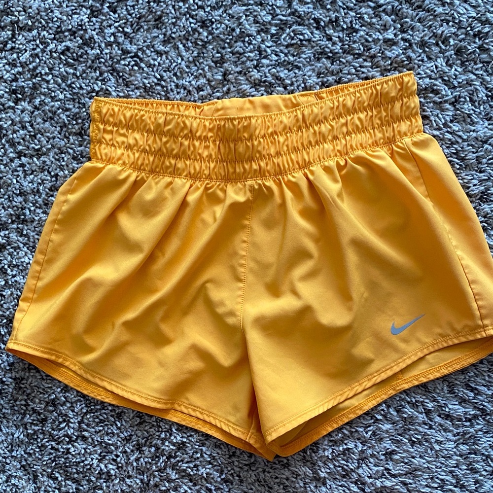 Nike Women's Orange Athletic Shorts